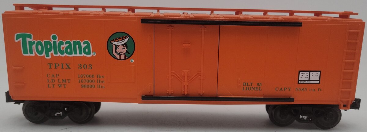 Lionel 6-17310 O Gauge Tropicana Refrigerator Car #303 EX/Box