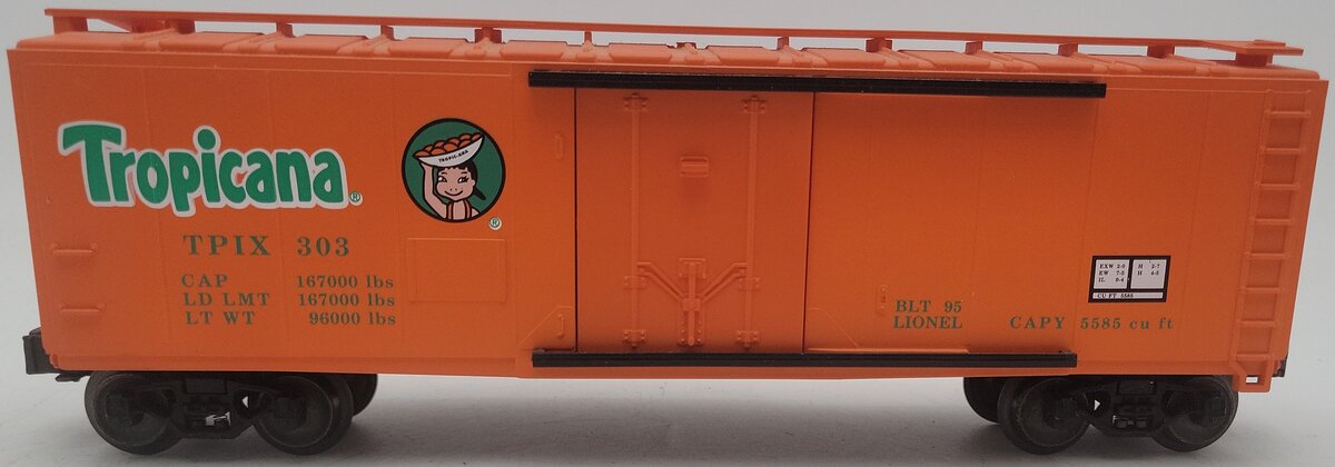 Lionel 6-17310 O Gauge Tropicana Refrigerator Car #303 EX/Box