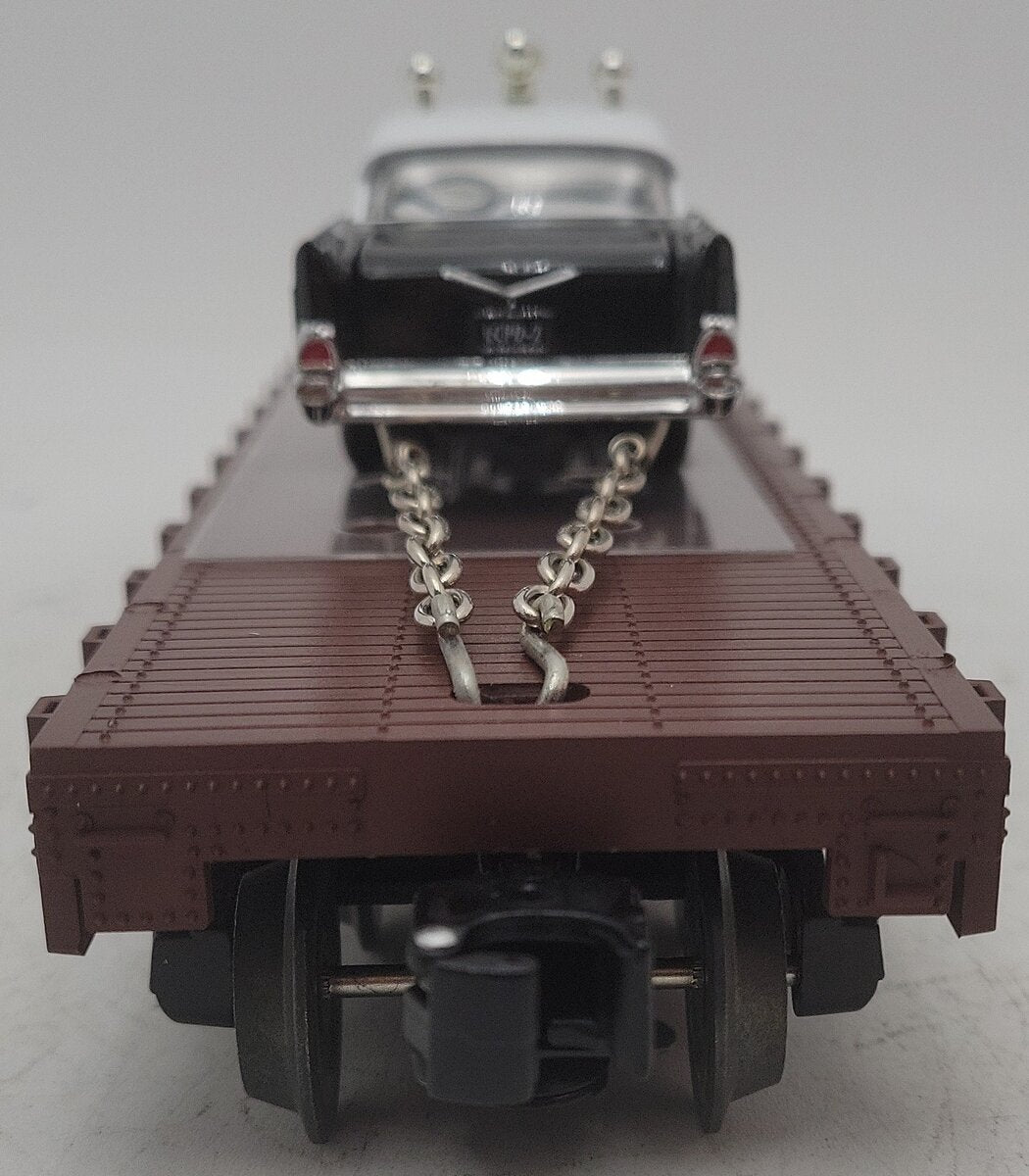 Lionel 6-26906 O Gauge Southern Pacific Flatcar w/ 1957 Chevy Police Car EX/Box