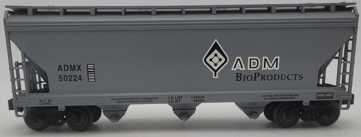 Lionel 6-17124 Archer Daniels Midland 3-Bay ACF Hopper #50224 EX/Box