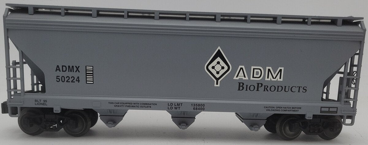 Lionel 6-17124 Archer Daniels Midland 3-Bay ACF Hopper #50224 EX/Box