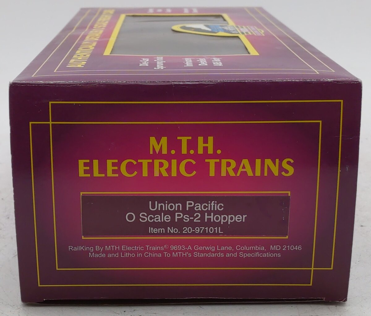 MTH 20-97101 O Gauge Union Pacific PS-2 Covered Hopper #19395 EX/Box