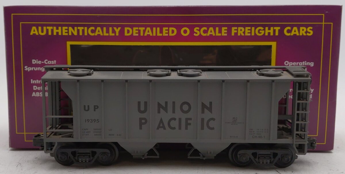 MTH 20-97101 O Gauge Union Pacific PS-2 Covered Hopper #19395 EX/Box