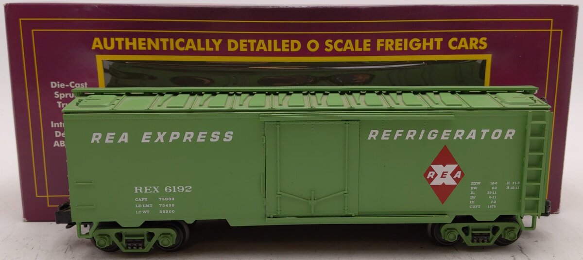 MTH 20-94023 O REA Reefer Car #6192 EX/Box