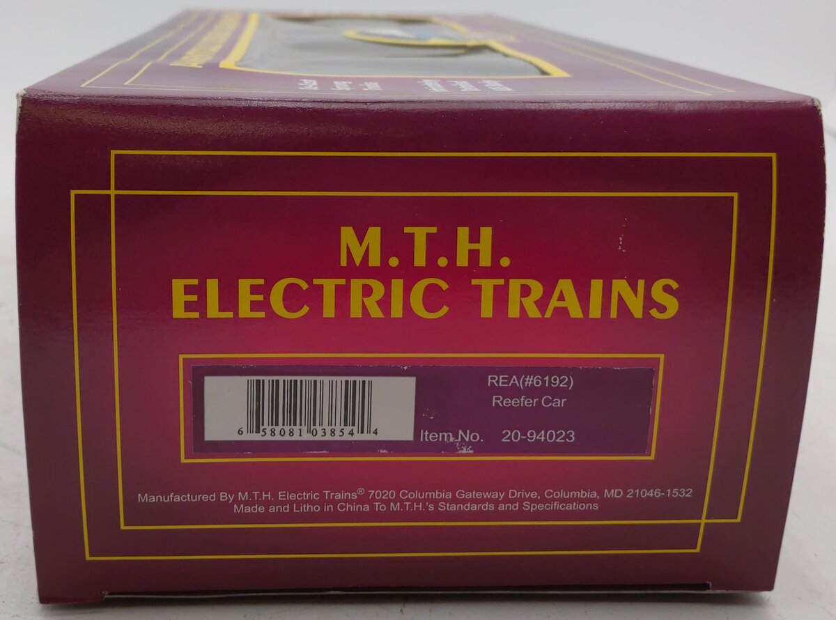 MTH 20-94023 O REA Reefer Car #6192 EX/Box