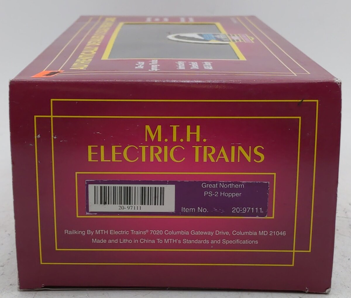 MTH 20-97111 O Gauge Great Northern PS-2 Covered Hopper Car #71436 EX/Box