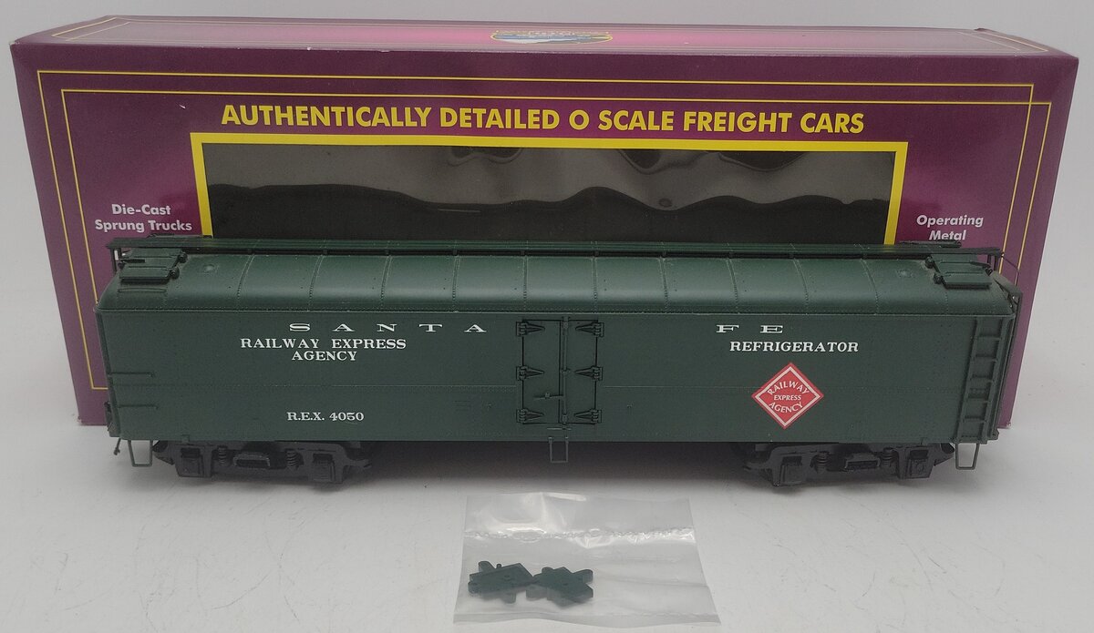MTH 20-94157 O Santa Fe R50B Express Reefer Car #4050 VG/Box