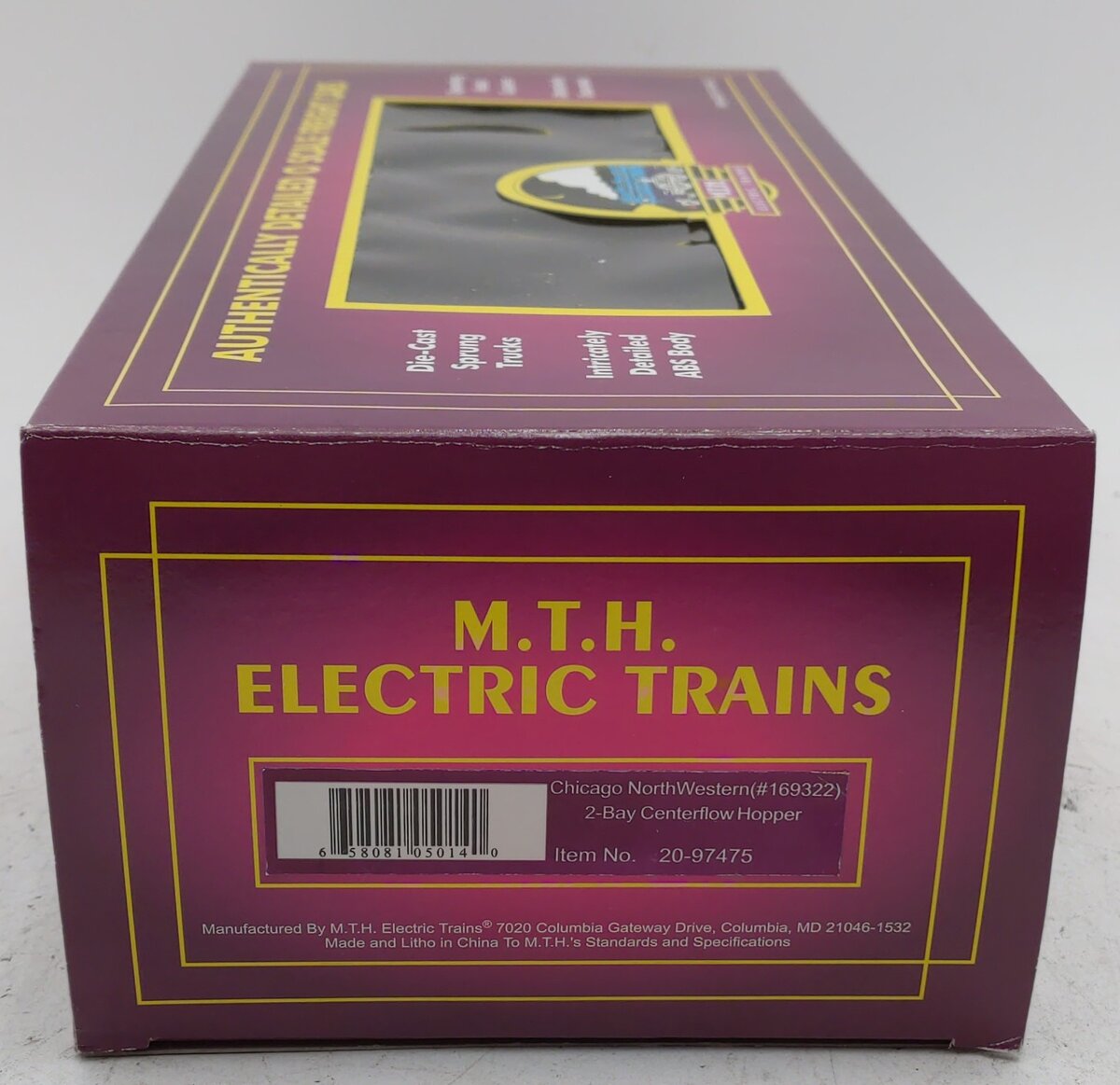 MTH 20-97475 O Gauge CNW Centerflow Hopper #169322 EX/Box