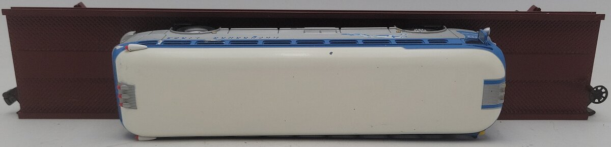 MTH 20-98163 O Gauge Union Pacific Flatcar w/Die-Cast Greyhound Bus #53740 VG/Box