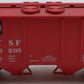 MTH 20-97120 O Guage Santa Fe PS-2 2-Bay Covered Hopper #82295 EX/Box