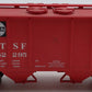 MTH 20-97120 O Guage Santa Fe PS-2 2-Bay Covered Hopper #82295 EX/Box