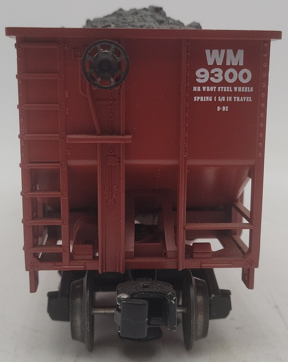 Lionel 6-17129 O Gauge Western Maryland 3-Bay Hopper Car w/Coal Load #9300 EX/Box