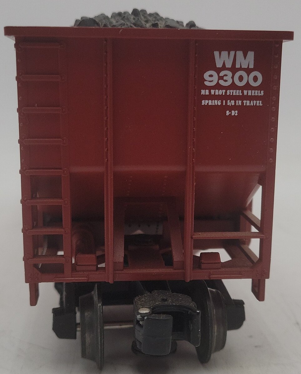 Lionel 6-17129 O Gauge Western Maryland 3-Bay Hopper Car w/Coal Load #9300 EX/Box