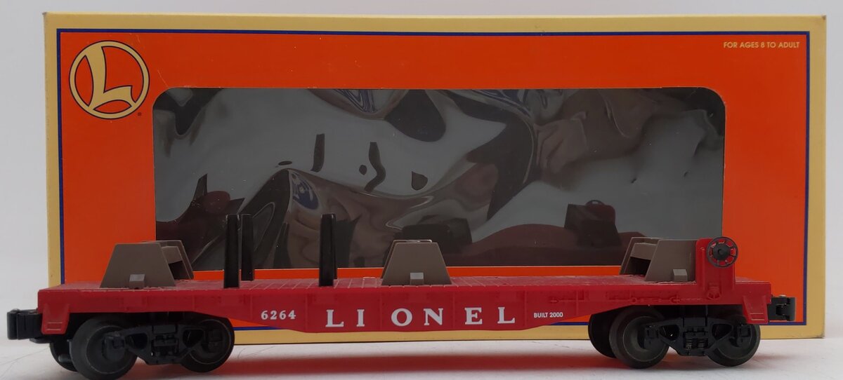 Lionel 6-19484 O Gauge Lionel Flatcar with Lumber Load #6424 EX/Box