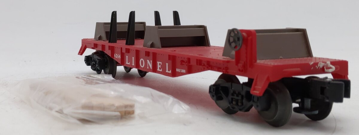 Lionel 6-19484 O Gauge Lionel Flatcar with Lumber Load #6424 EX/Box