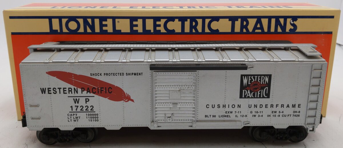 Lionel 6-17222 O Gauge Western Pacific Boxcar #17222 EX/Box