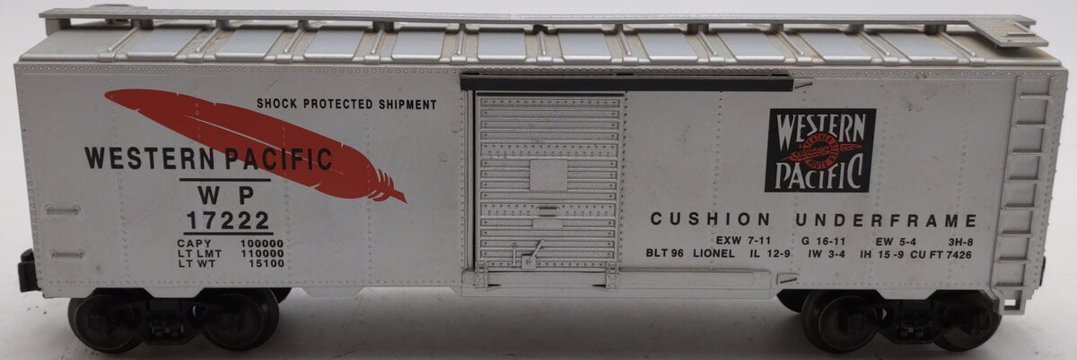 Lionel 6-17222 O Gauge Western Pacific Boxcar #17222 EX/Box