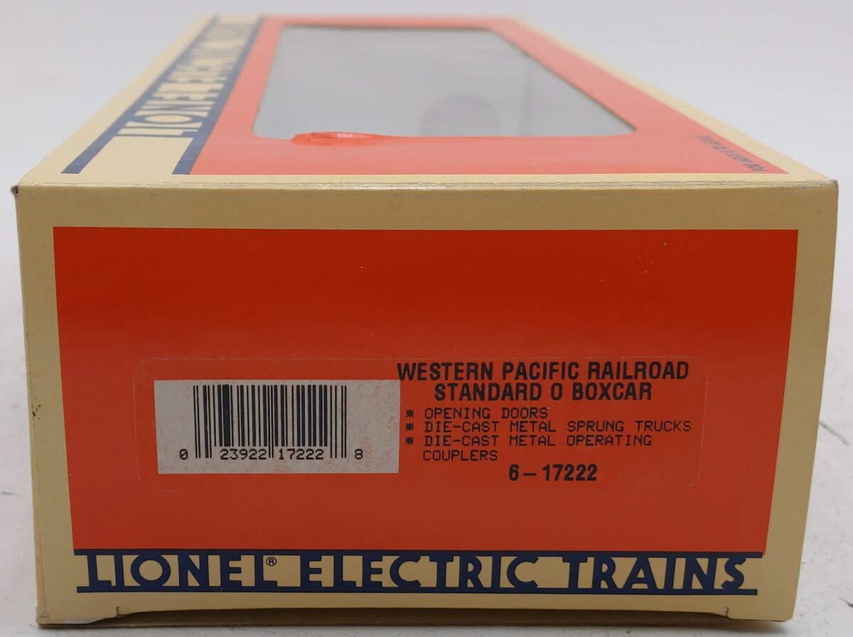 Lionel 6-17222 O Gauge Western Pacific Boxcar #17222 EX/Box