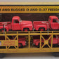 MTH 30-76065 O Union Pacific Auto Carrier Flat Car with ‘53 Ford Pickups #54101 VG/Box