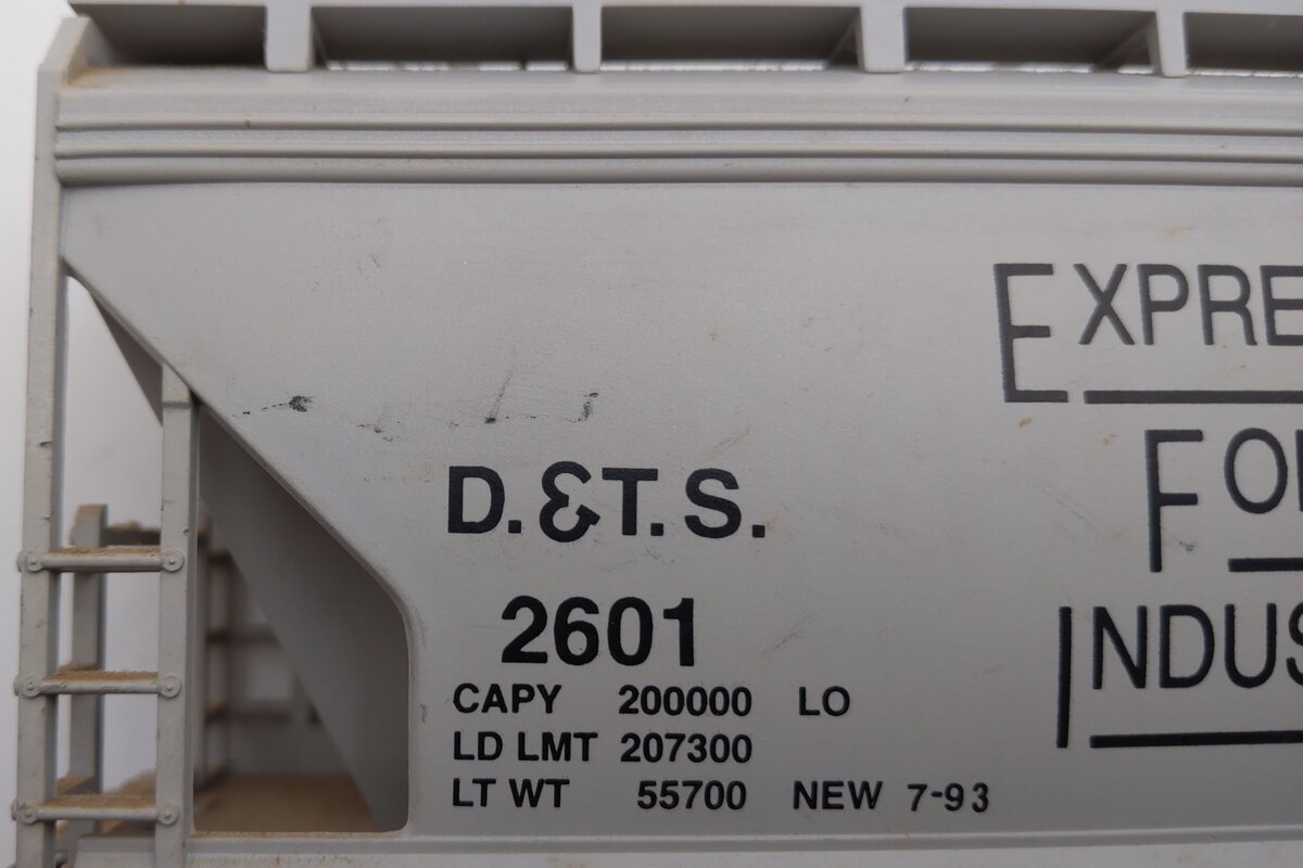 Lionel 6-52023 O Gauge LCCA 1993 D&TS 2-Bay Center Flow Hopper #2601 EX/Box