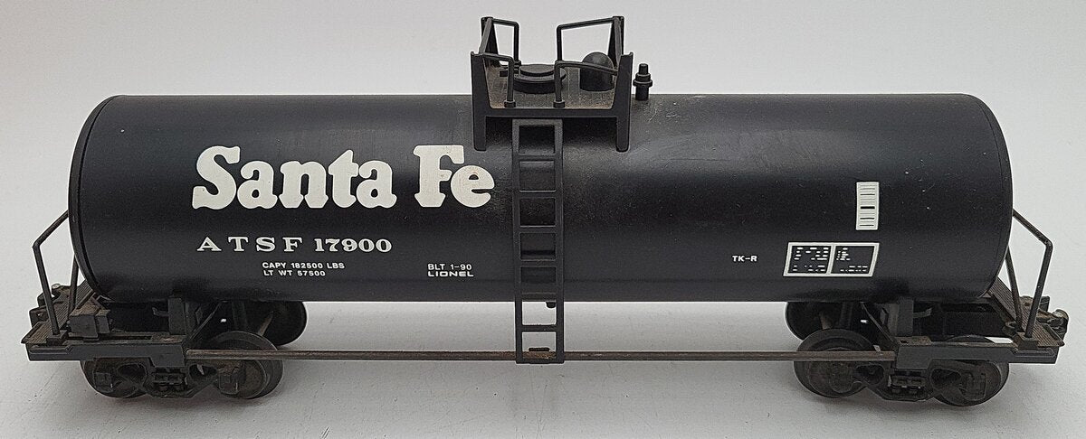 Lionel 6-17900 O Gauge Santa Fe Unibody Single Dome Tank Car #17900 EX/Box