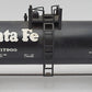 Lionel 6-17900 O Gauge Santa Fe Unibody Single Dome Tank Car #17900 EX/Box