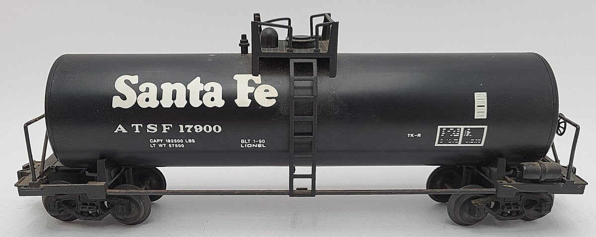 Lionel 6-17900 O Gauge Santa Fe Unibody Single Dome Tank Car #17900 EX/Box
