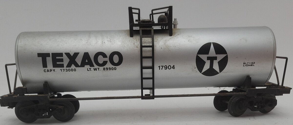 Lionel 6-17904 O Gauge Texaco Unibody Tank Car #17904 VG/Box