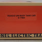 Lionel 6-17904 O Gauge Texaco Unibody Tank Car #17904 VG/Box