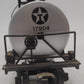 Lionel 6-17904 O Gauge Texaco Unibody Tank Car #17904 VG/Box
