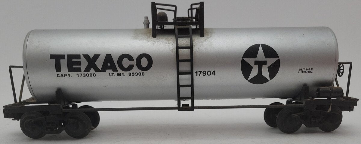Lionel 6-17904 O Gauge Texaco Unibody Tank Car #17904 VG/Box
