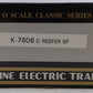 K-Line K-7606 O Santa Fe Reefer Box Car EX/Box