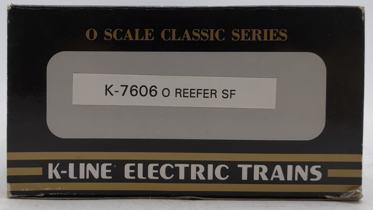 K-Line K-7606 O Santa Fe Reefer Box Car EX/Box