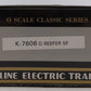 K-Line K-7606 O Santa Fe Reefer Box Car EX/Box