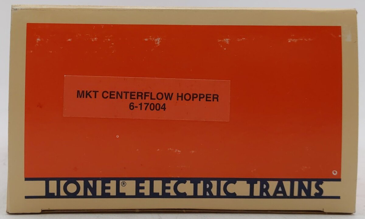 Lionel 6-17004 O Gauge MKT Centerflow 2-Bay Covered Hopper EX/Box