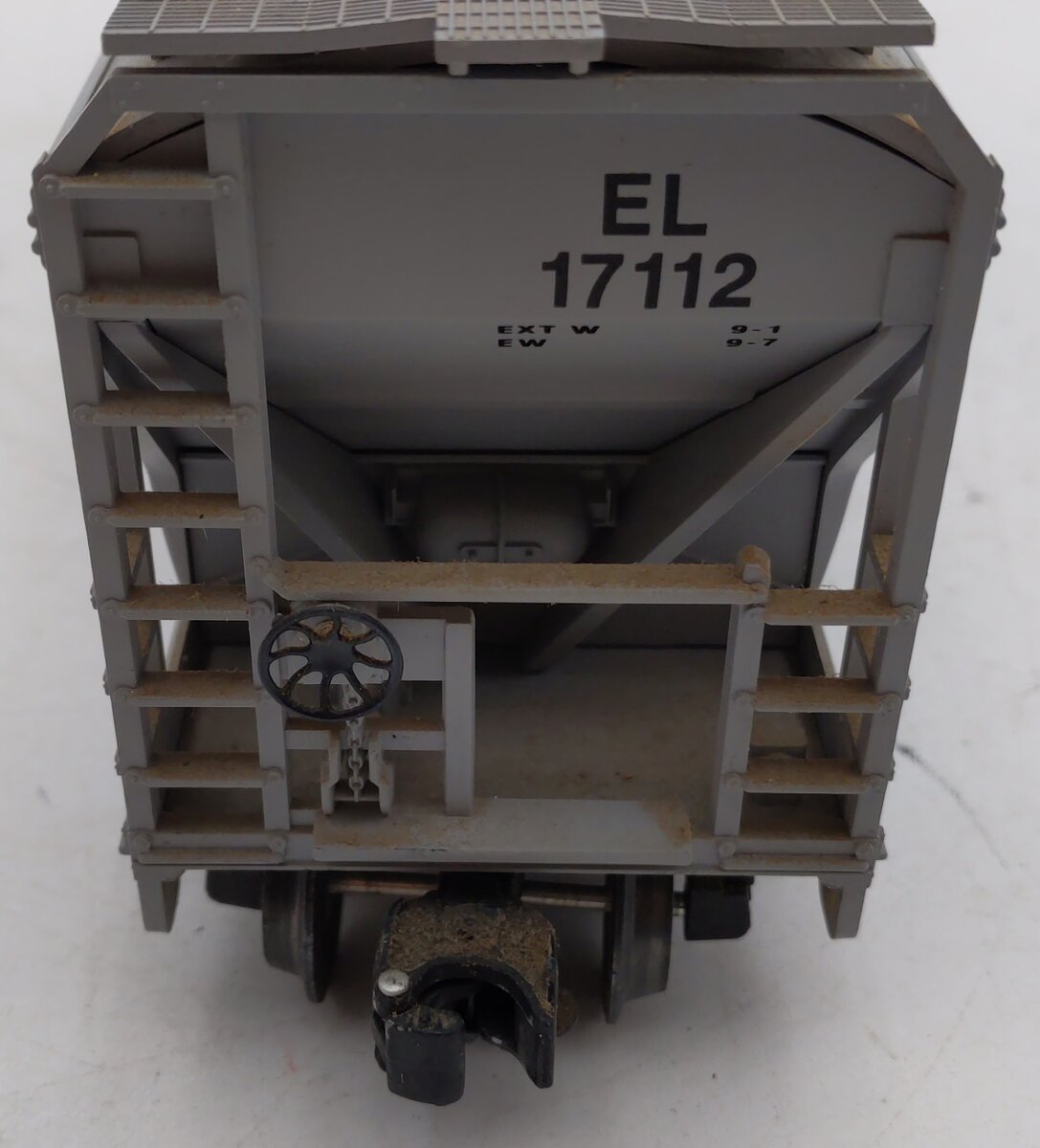 Lionel 6-17112 O Gauge Erie Lackawanna ACF Center Flow 3-Bay Hopper EX/Box