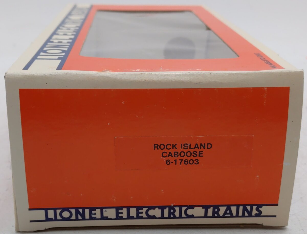 Lionel 6-17603 O Gauge Rock Island Woodside Caboose #17603 EX/Box