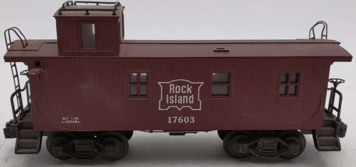 Lionel 6-17603 O Gauge Rock Island Woodside Caboose #17603 EX/Box