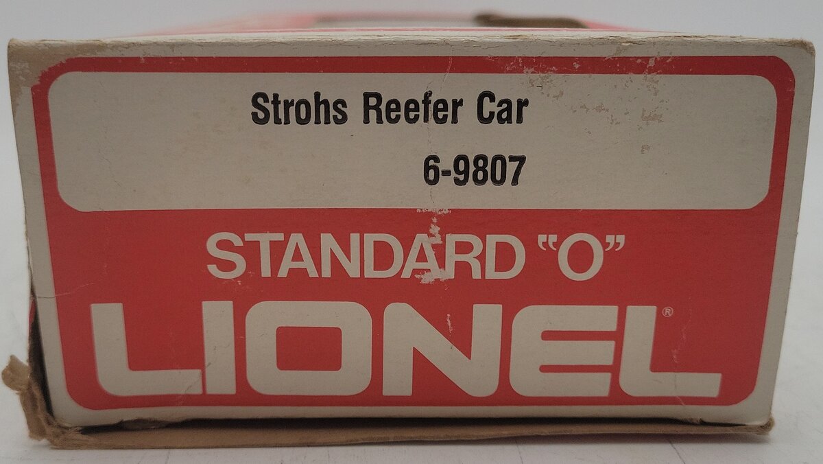 Lionel 6-9807 O Gauge Stroh‘s Bohemian Beer Reefer Car #9807 VG/Box