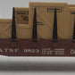 Lionel 6-9823 O Gauge Santa Fe Flatcar with Freight Load VG/Box