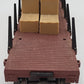 Lionel 6-9823 O Gauge Santa Fe Flatcar with Freight Load EX/Box