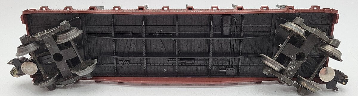 Lionel 6-9823 O Gauge Santa Fe Flatcar with Freight Load EX/Box