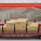 Lionel 6-9823 O Gauge Santa Fe Flatcar with Freight Load EX/Box