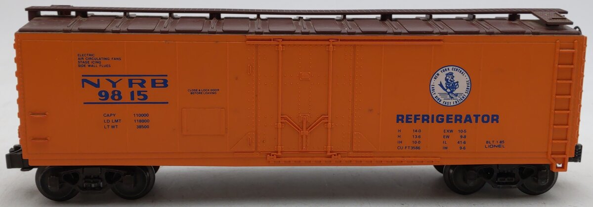 Lionel 6-9815 O Gauge New York Central Standard Refrigerator Car #9815 EX/Box