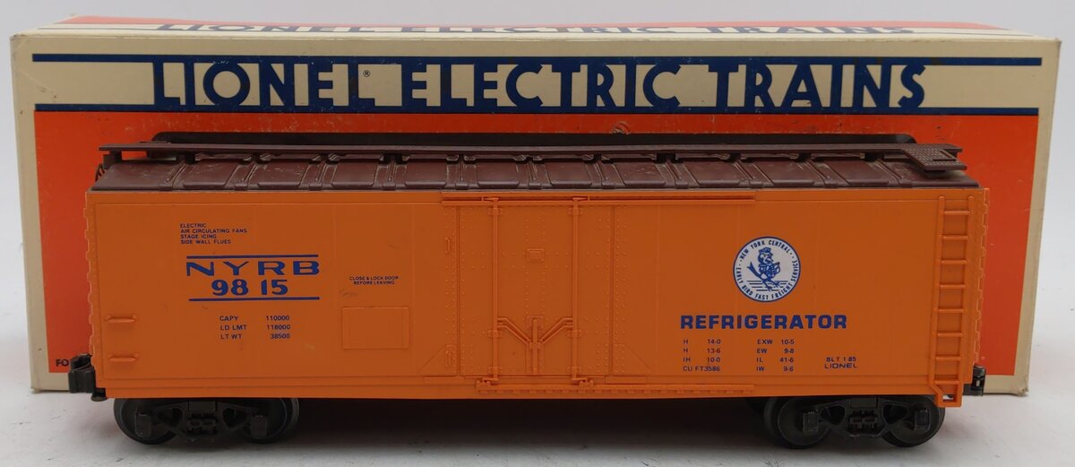 Lionel 6-9815 O Gauge New York Central Standard Refrigerator Car #9815 EX/Box