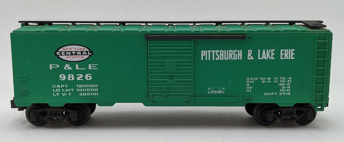 Lionel 6-9826 O Gauge New York Central Pittsburgh & Lake Erie Box Car EX/Box
