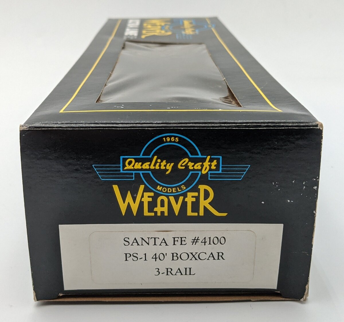 Weaver 4100 O Gauge Santa Fe 40' Single-Door Boxcar #4100 (3 Rail) LN/Box