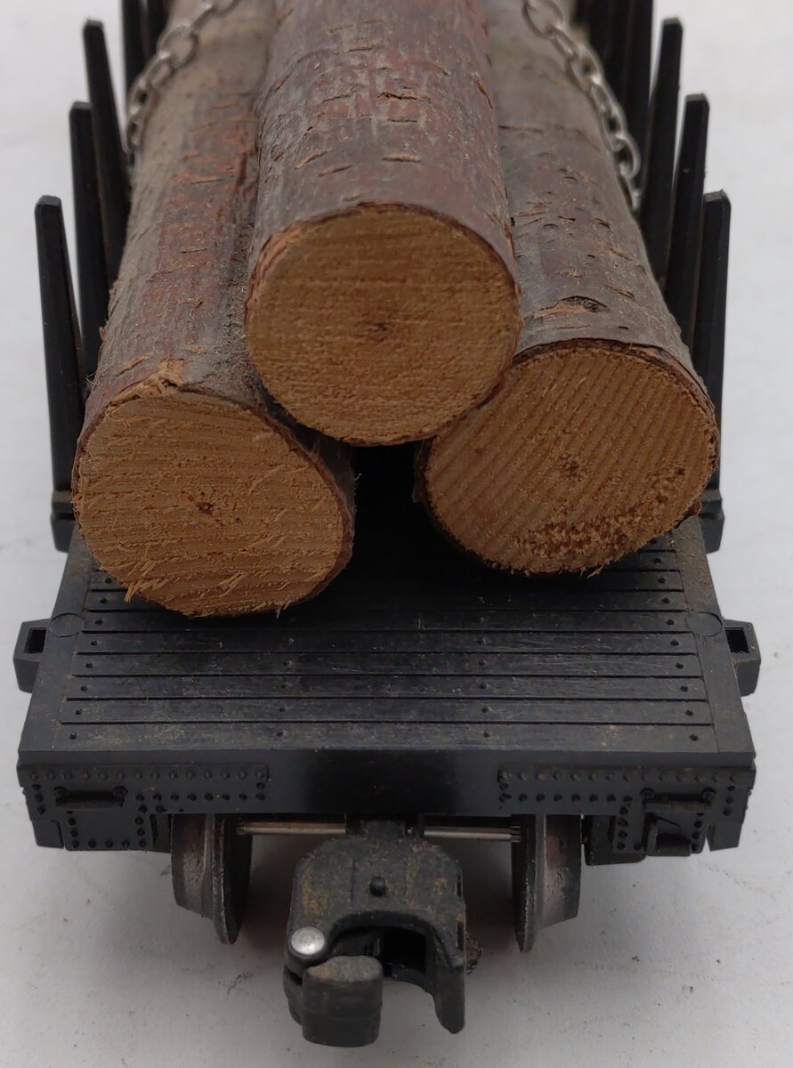 Lionel 6-17510 O Gauge Northern Pacific Flatcar with Logs #61200 EX/Box