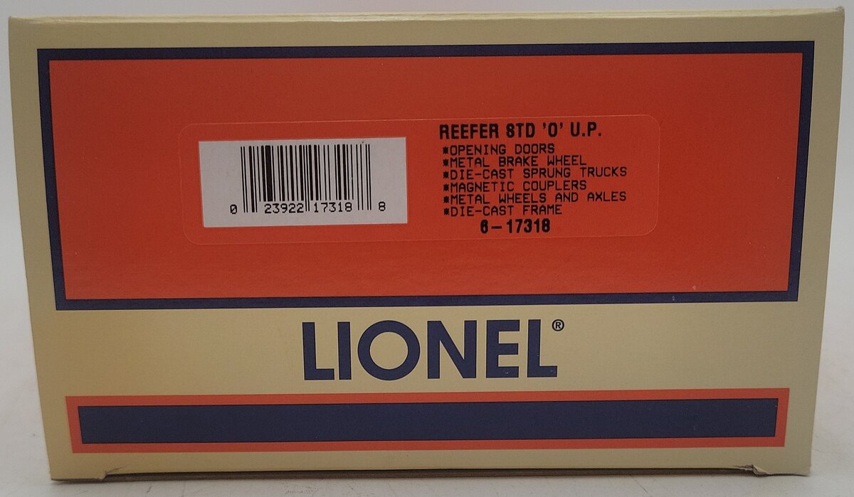 Lionel 6-17318 Standard O Union Pacific Boxcar #170650 EX/Box