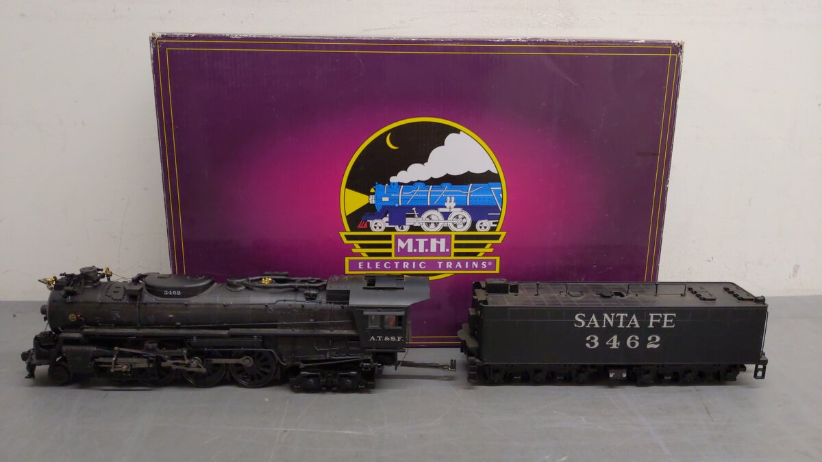 MTH 20-3476-1 O Santa Fe 4-6-4 Steam Engine w/Proto-Sound 3.0 #3462 EX/Box